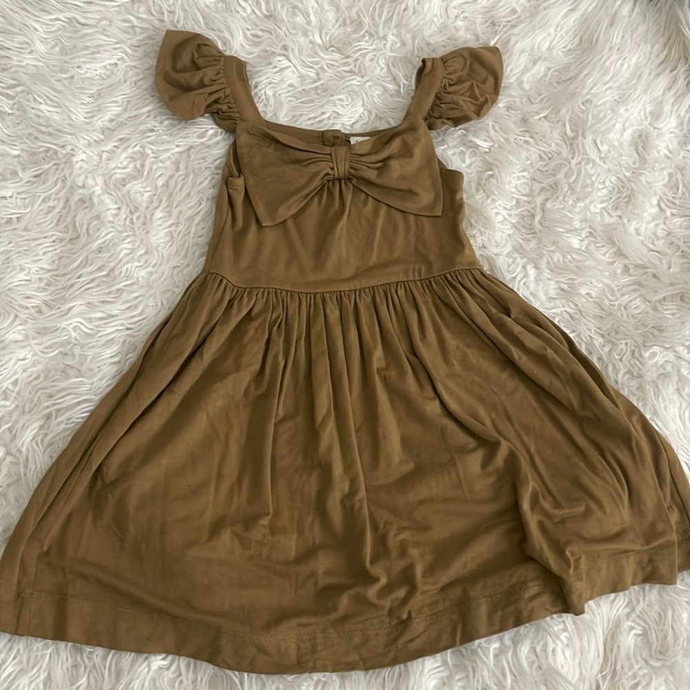Kate Quinn 4T Bamboo Big Bow Front Dress